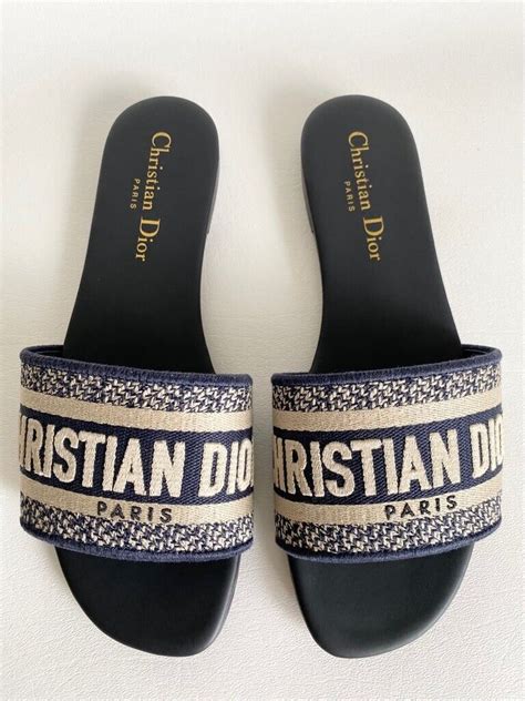 beige christian dior slides|christian dior slides price.